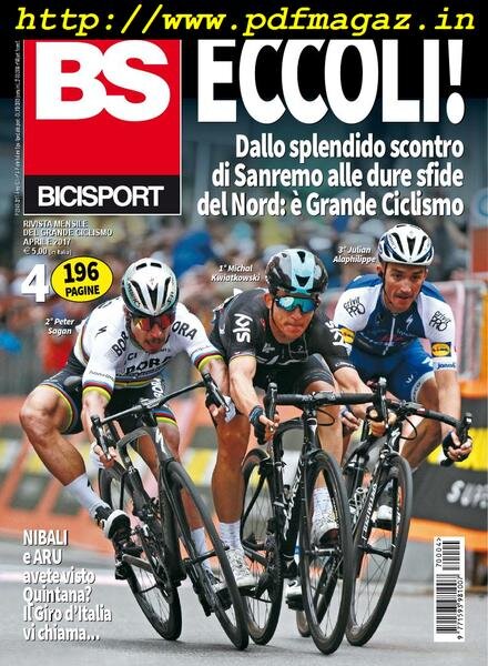 Bicisport – Aprile 2017 Cover