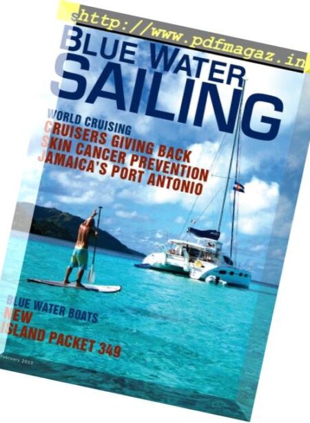 Blue Water Sailing – February 2019 Cover