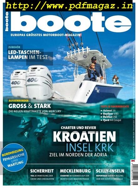Boote – Mai 2019 Cover