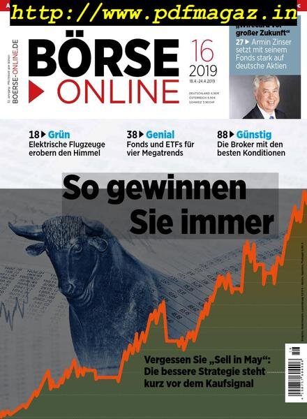 BOrse Online – 18 April 2019 Cover