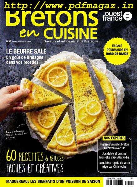 Bretons en Cuisine – Mars-Mai 2019 Cover