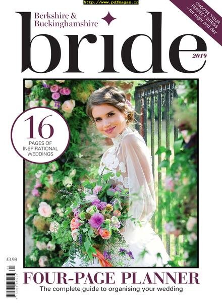 Bride Magazine – Berkshire Bride 2019 Cover