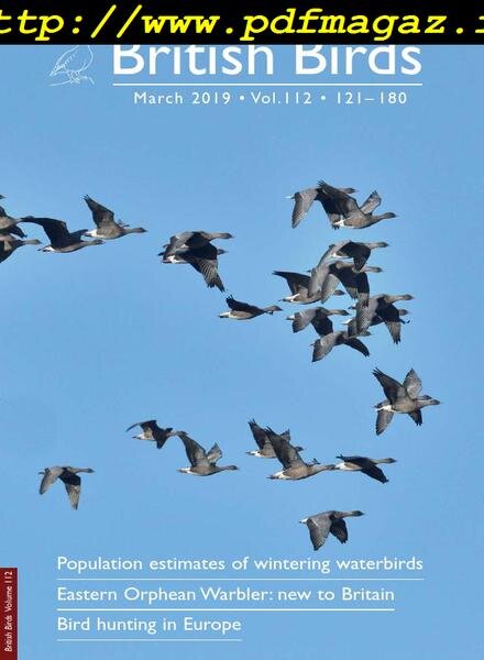 British Birds – March 2019 Cover