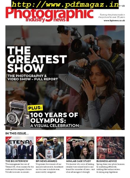 British Photographic Industry News – April 2019 Cover