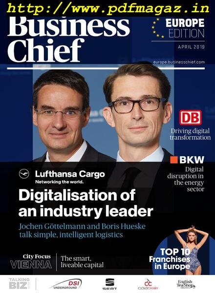 Business Chief Europe – April 2019 Cover