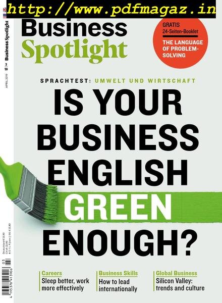Business Spotlight – April 2019 Cover
