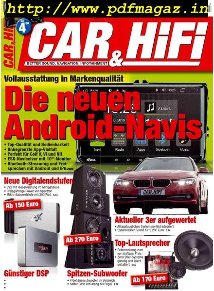 Car & Hifi – Mai-Juni 2019 Cover