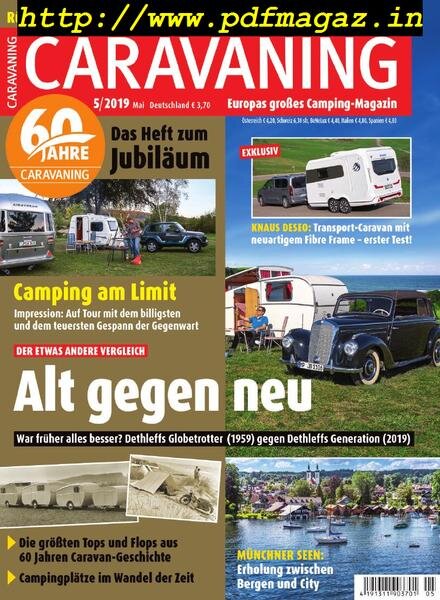 Caravaning – Mai 2019 Cover