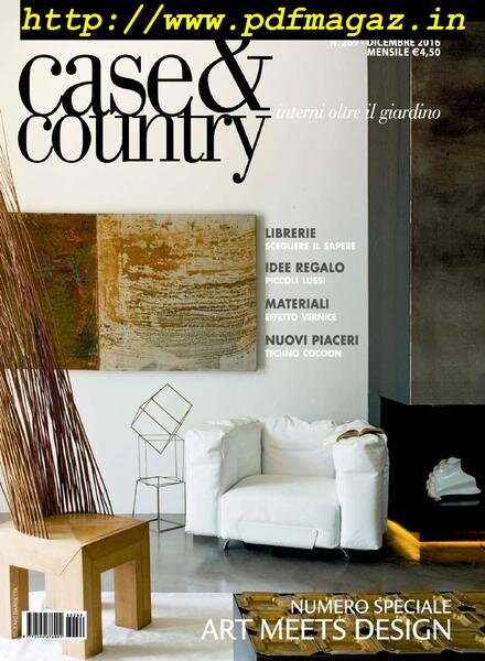 Case & Country – dicembre 2016 Cover