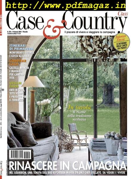Case & Country – febbraio 2015 Cover
