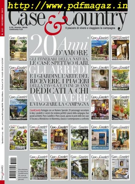 Case & Country – novembre 2013 Cover