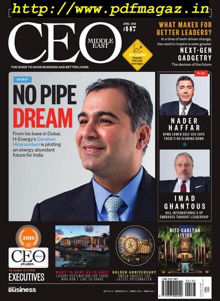 CEO Middle East – April 2019 Cover