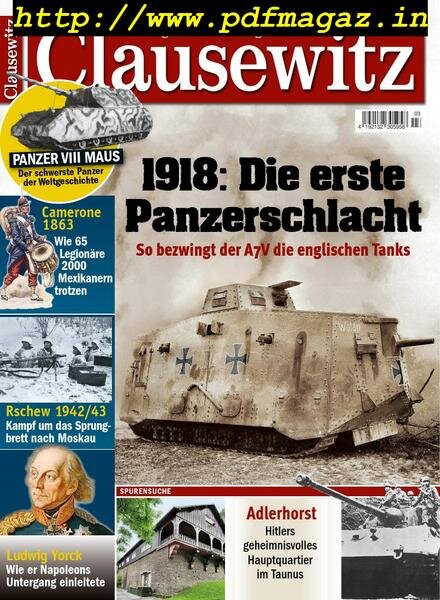 Clausewitz – April 2019 Cover