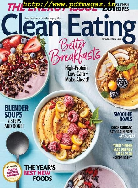 Clean Eating – March 2019 Cover