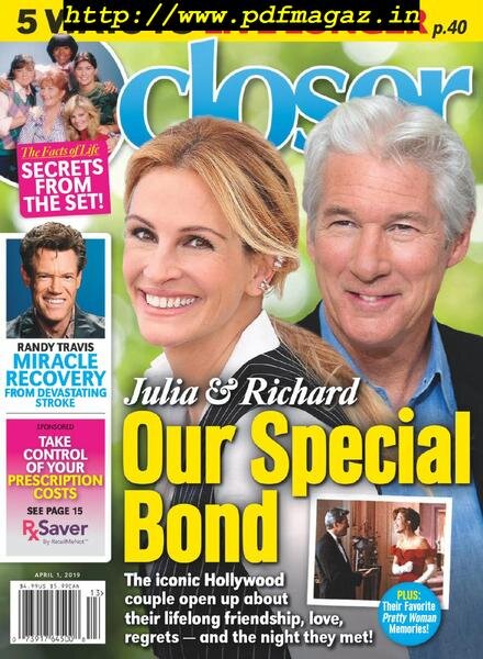 Closer USA – April 2019 Cover
