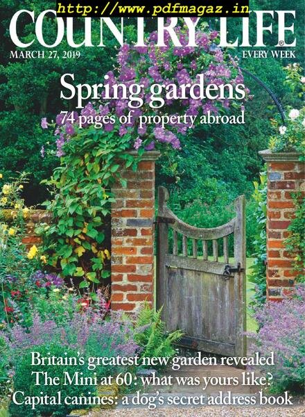 Country Life UK – March 27, 2019 Cover