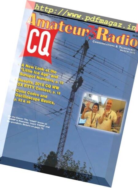 CQ Amateur Radio – March 2019 Cover