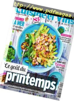 Cuisine et Vins de France – avril 2019
