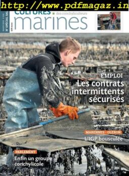 Cultures Marines – 01 mars 2019