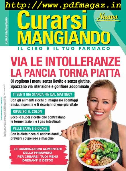 Curarsi Mangiando – Aprile 2019 Cover