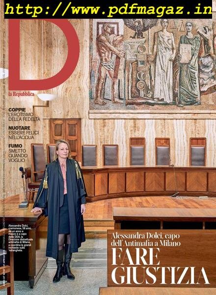 D la Repubblica – 27 aprile 2019 Cover