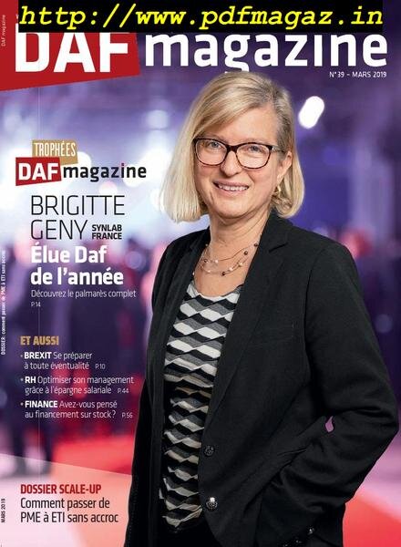 DAF magazine – avril 2019 Cover