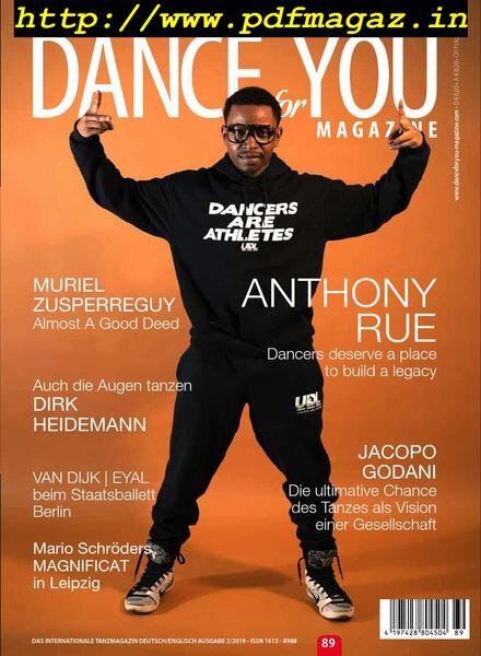 Dance For You – April 2019 Cover