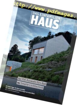 Das Einfamilienhaus Schweiz Nr1 – Februar-Marz 2019