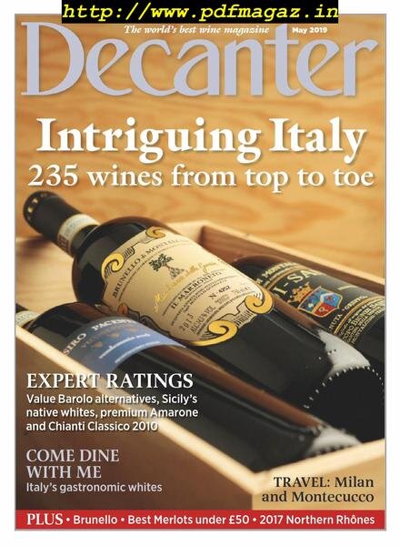 Decanter UK – May 2019 Cover