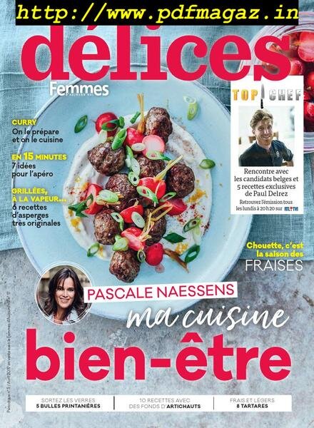 Delices de Femmes d’Aujourd’hui – Avril 2019 Cover