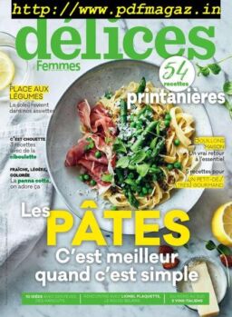 Delices de Femmes d’Aujourd’hui – Mars 2019