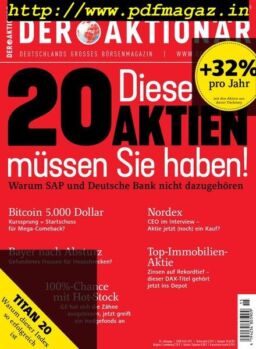 Der Aktionar – 04 April 2019