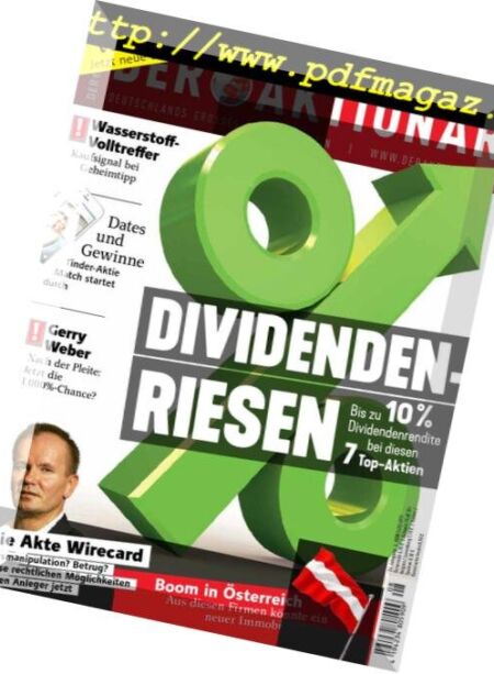 Der Aktionar – 14 Februar 2019 Cover