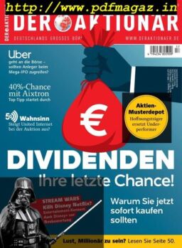 Der Aktionar – 17 April 2019