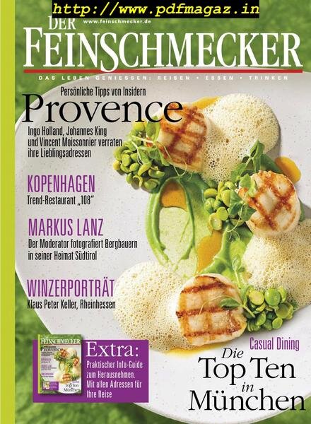 Der Feinschmecker – Mai 2019 Cover