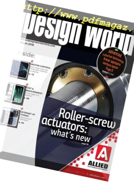 Design World – March 2019 Cover