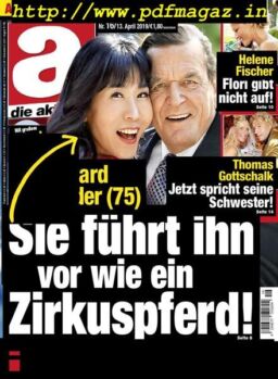Die Aktuelle – 13 April 2019