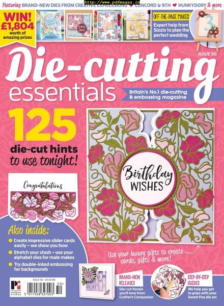 Die-cutting Essentials – Issue 50, April 2019 Cover