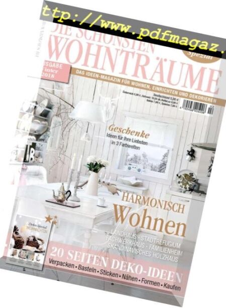 Die SchOnsten Wohntraume – November 2018 – Januar 2019 Cover