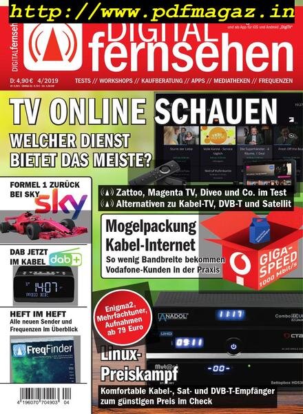 Digital Fernsehen – April 2019 Cover