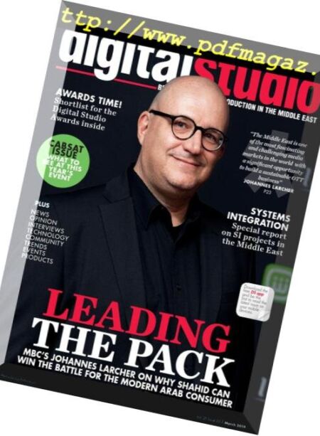 Digital Studio Middle East – March 2019 Cover