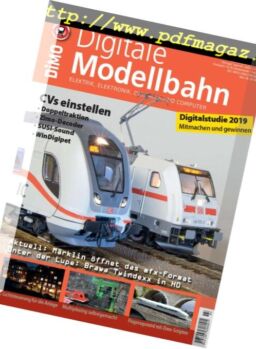 Digitale Modellbahn – Nr2, 2019