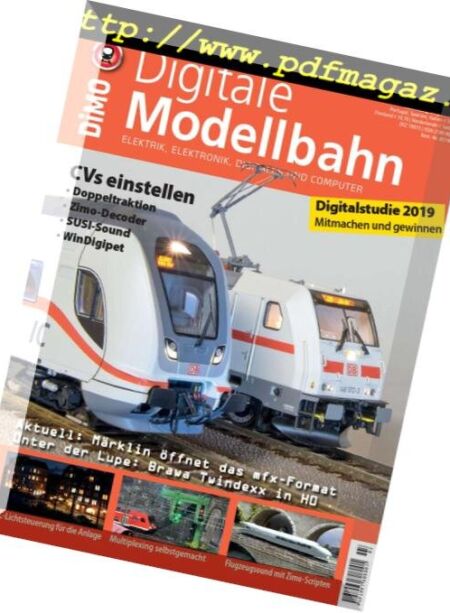 Digitale Modellbahn – Nr2, 2019 Cover