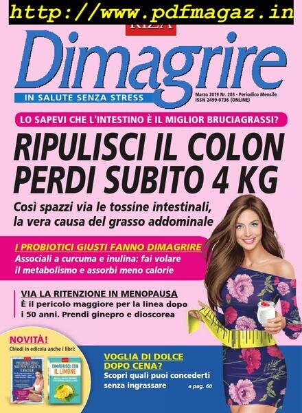 Dimagrire – Marzo 2019 Cover