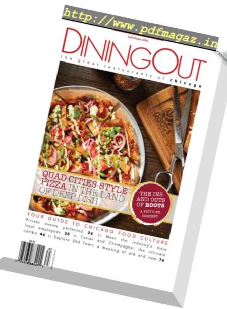 DiningOut Chicago – Fall-Winter 2018-2019 Cover