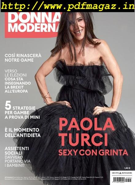 Donna Moderna – 24 aprile 2019 Cover