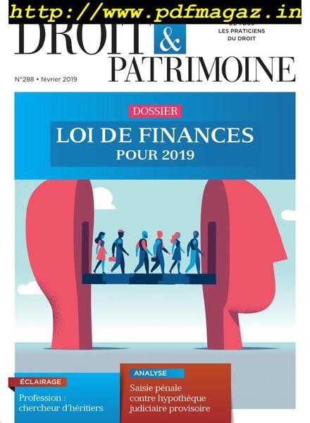 Droit & Patrimoine – 01 fevrier 2019 Cover