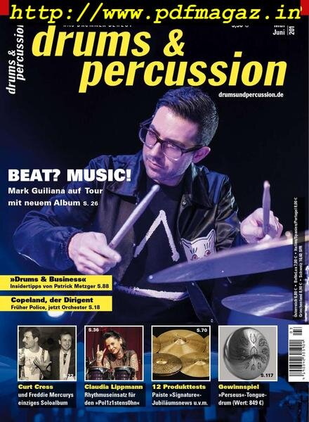 Drums & Percussion – Mai-Juni 2019 Cover