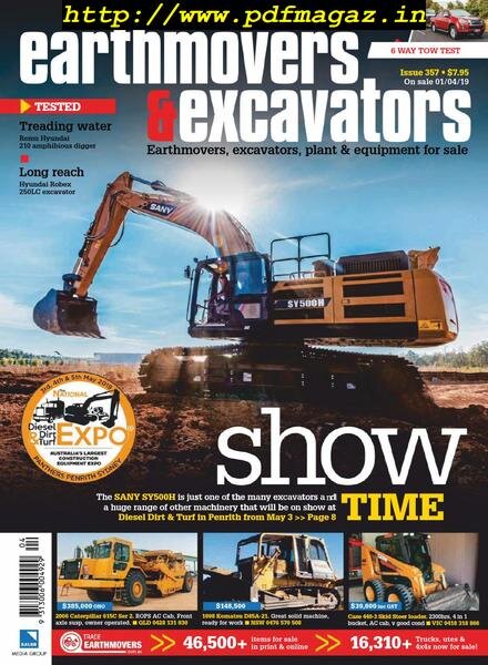 Earthmovers & Excavators – May 2019 Cover