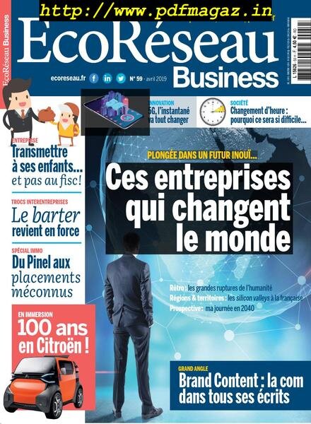 EcoReseau Business – avril 2019 Cover